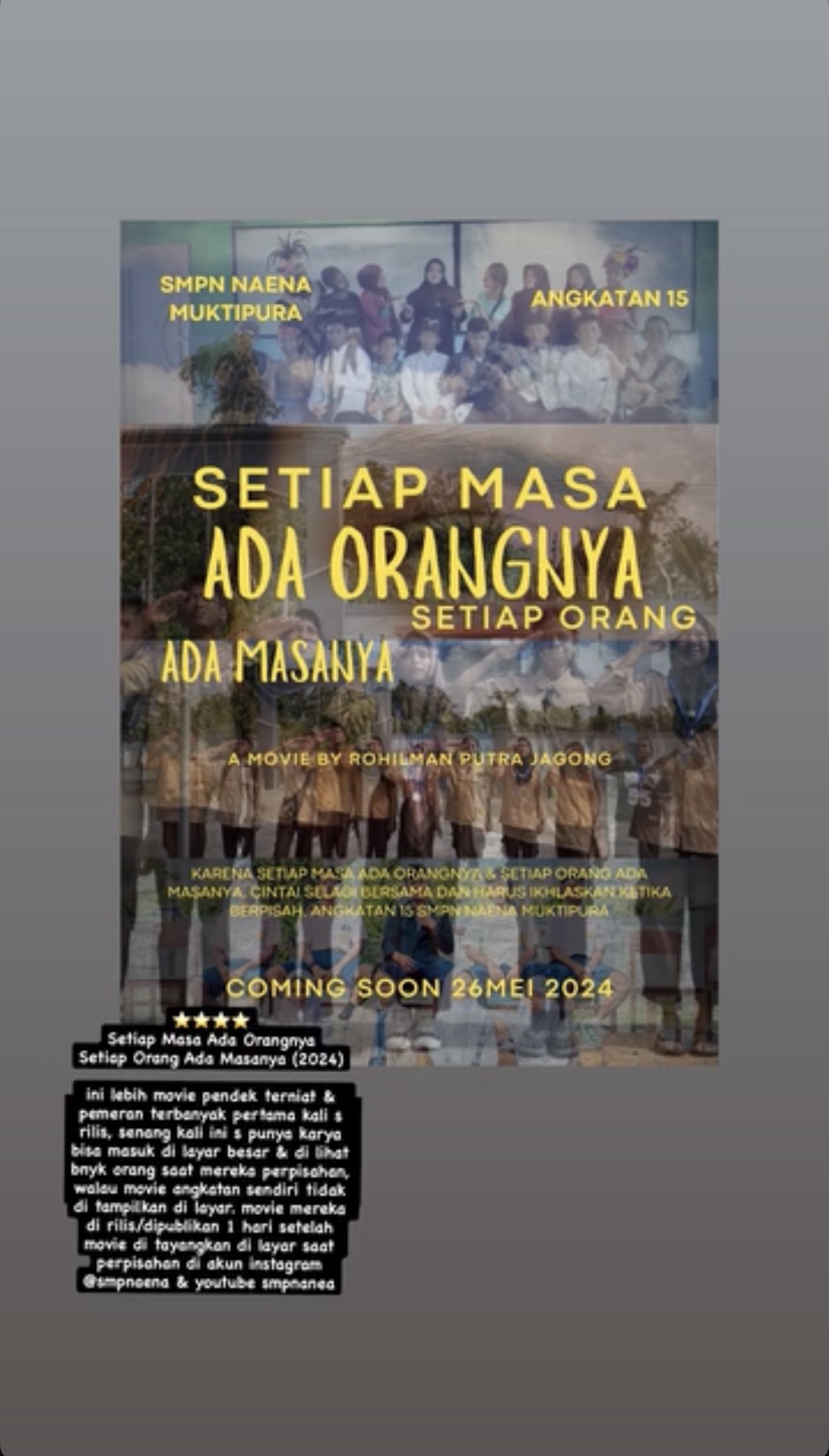 Poster Setiap Masa Ada Orangnya