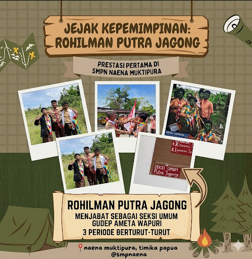 Infografis Jejak Kepemimpinan Gudep
